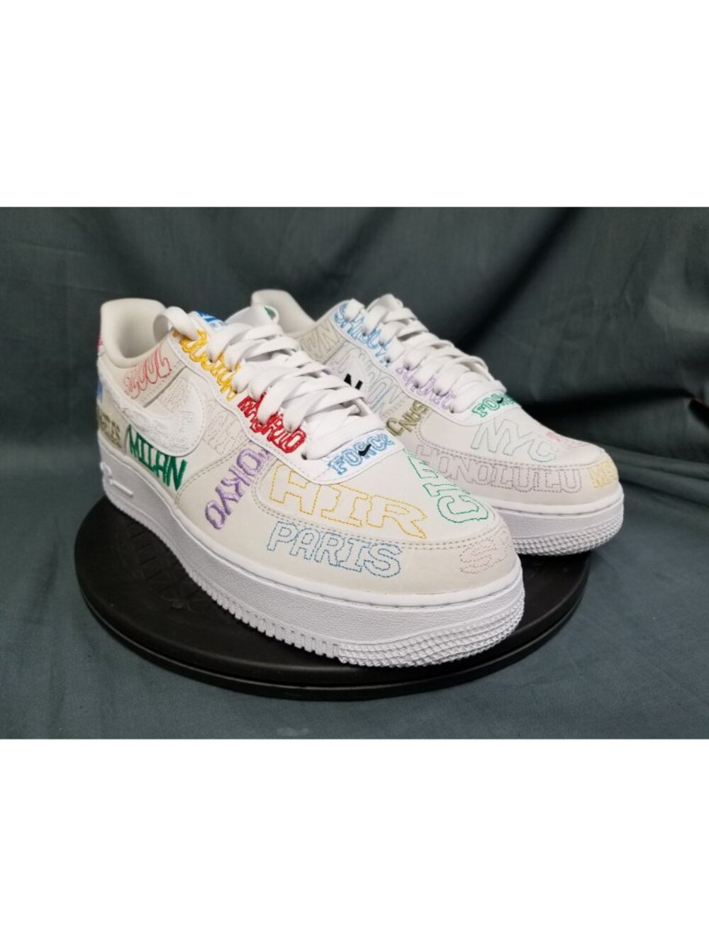 Nike Air Force 1 Low World Tour White Men's Size 9.5 NEW NO BOX! - Picture 10 of 11